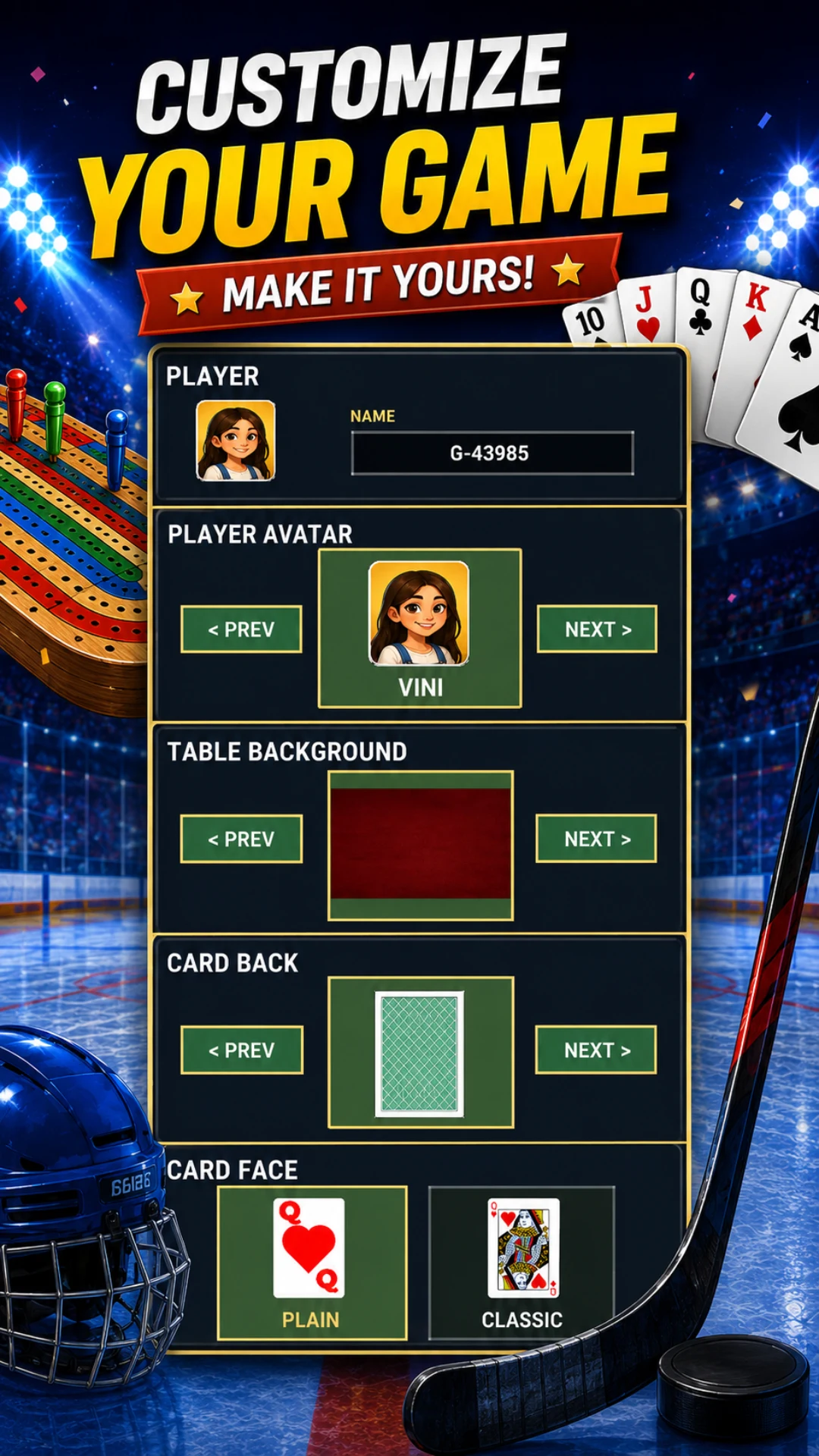 Card Hockey & Cribbage screenshot